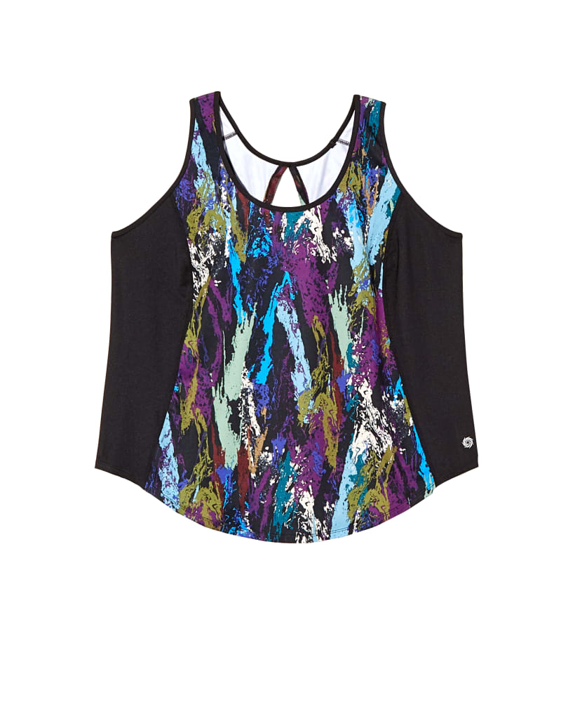 Front of plus size Geranium Tank by Rainbeau Curves | Dia&Co | dia_product_style_image_id:148278